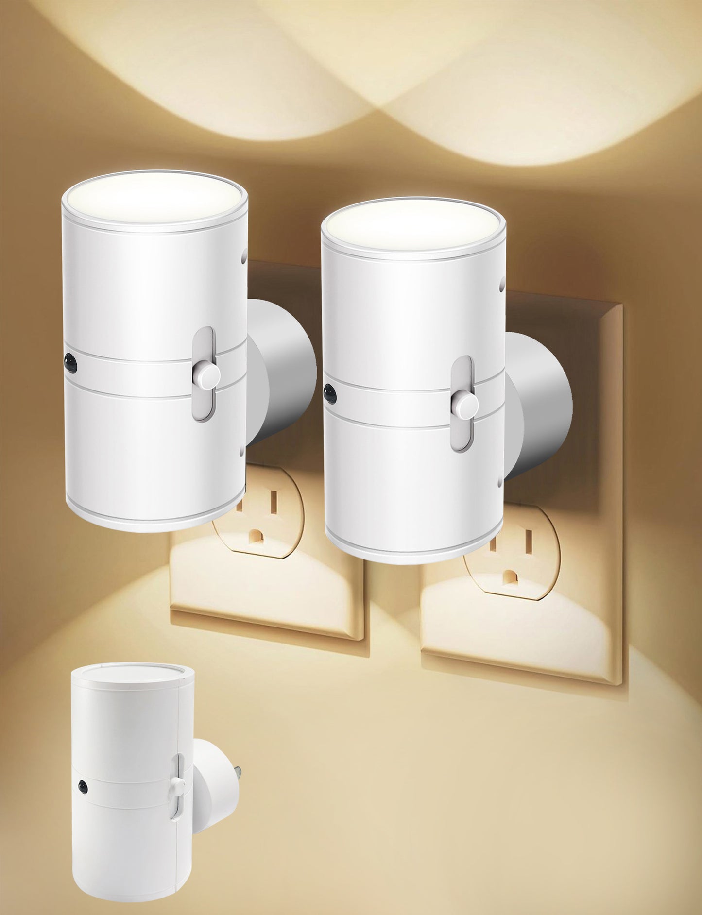 Light Control 2-in-1 Sensor Plug LED Ambient Light