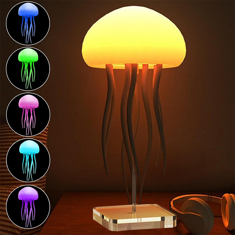 Sound-Controlled Jellyfish Mood Lamp (USB-C Rechargeable 1000 amph battery)
