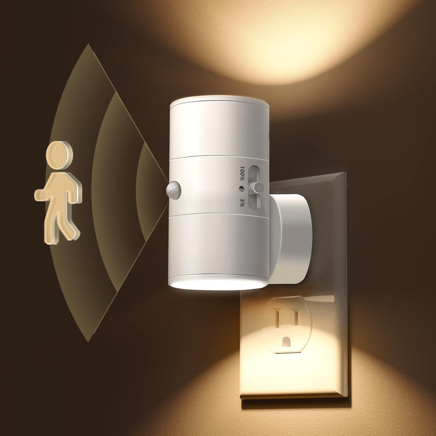 Light Control 2-in-1 Sensor Plug LED Ambient Light